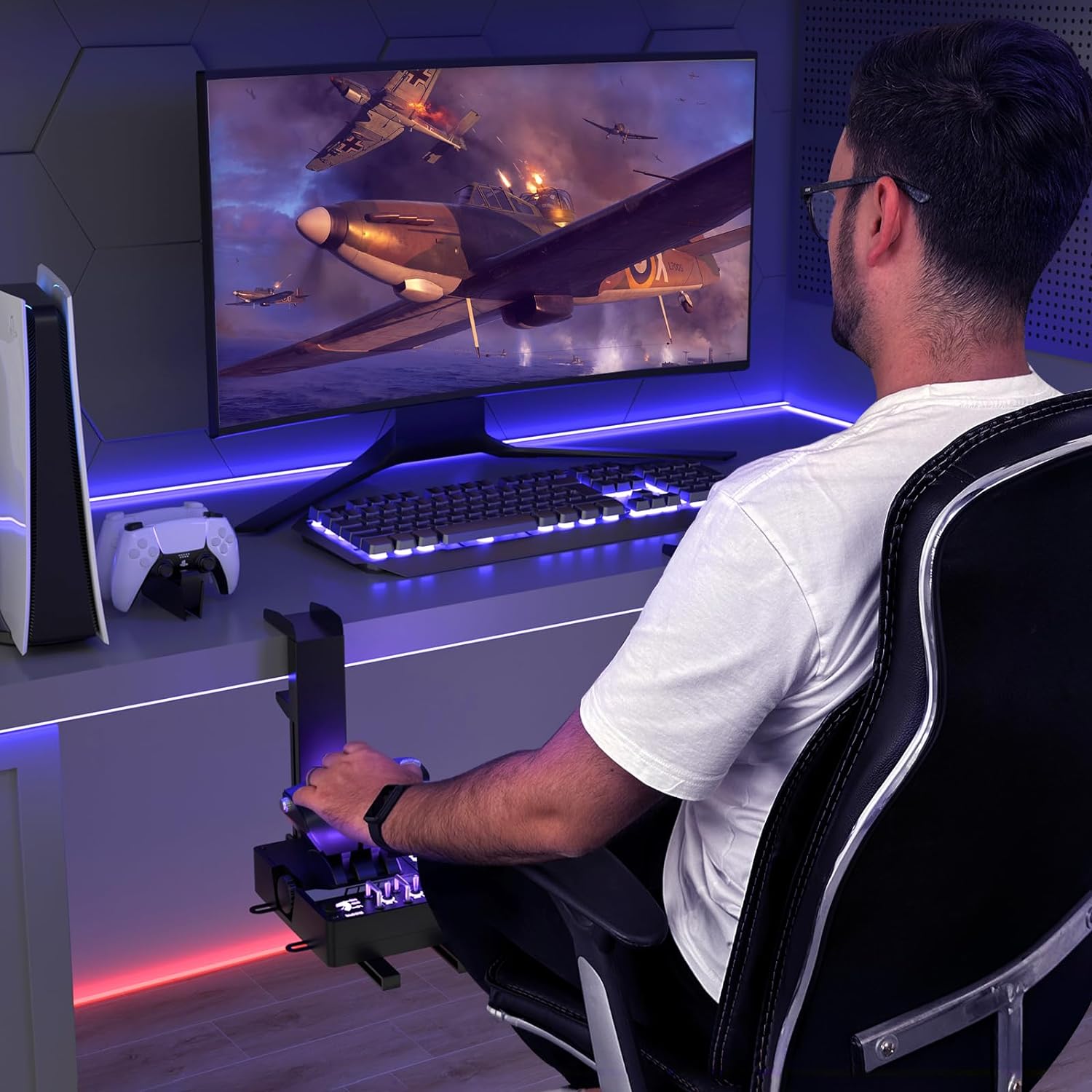 D902X Hotas Mount Gaming Display